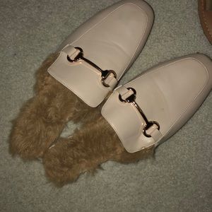 Fuzzy sandals